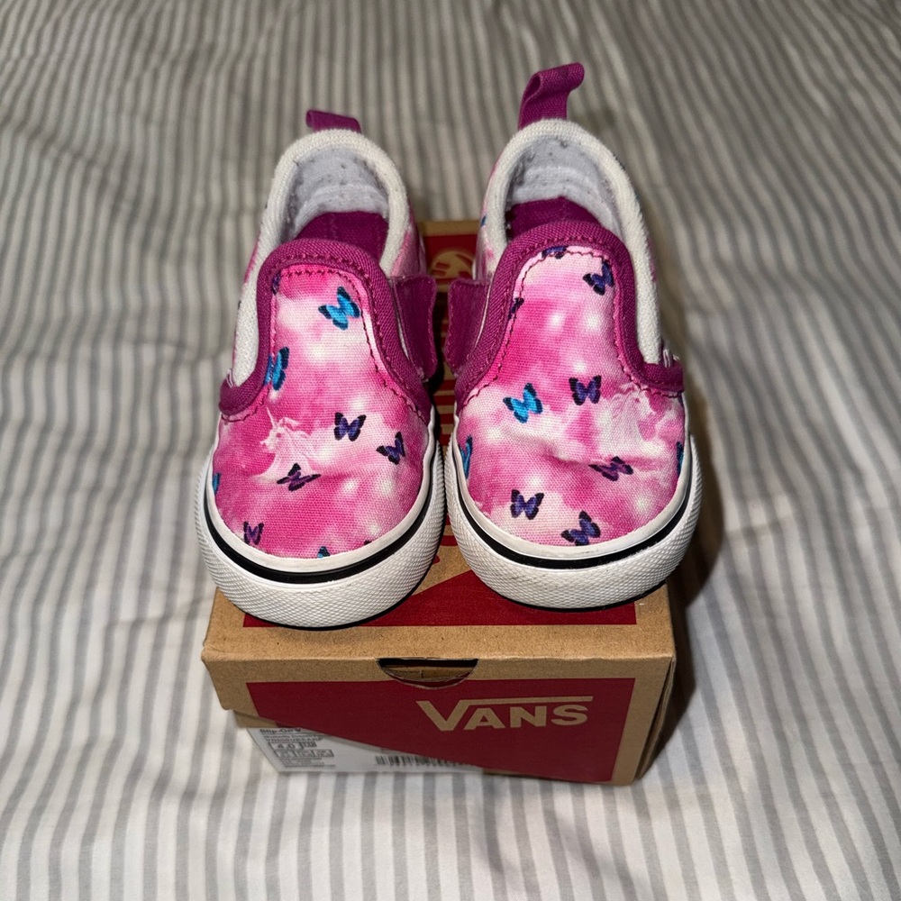 Vans Butterfly Dream fuchsia toddler 4
